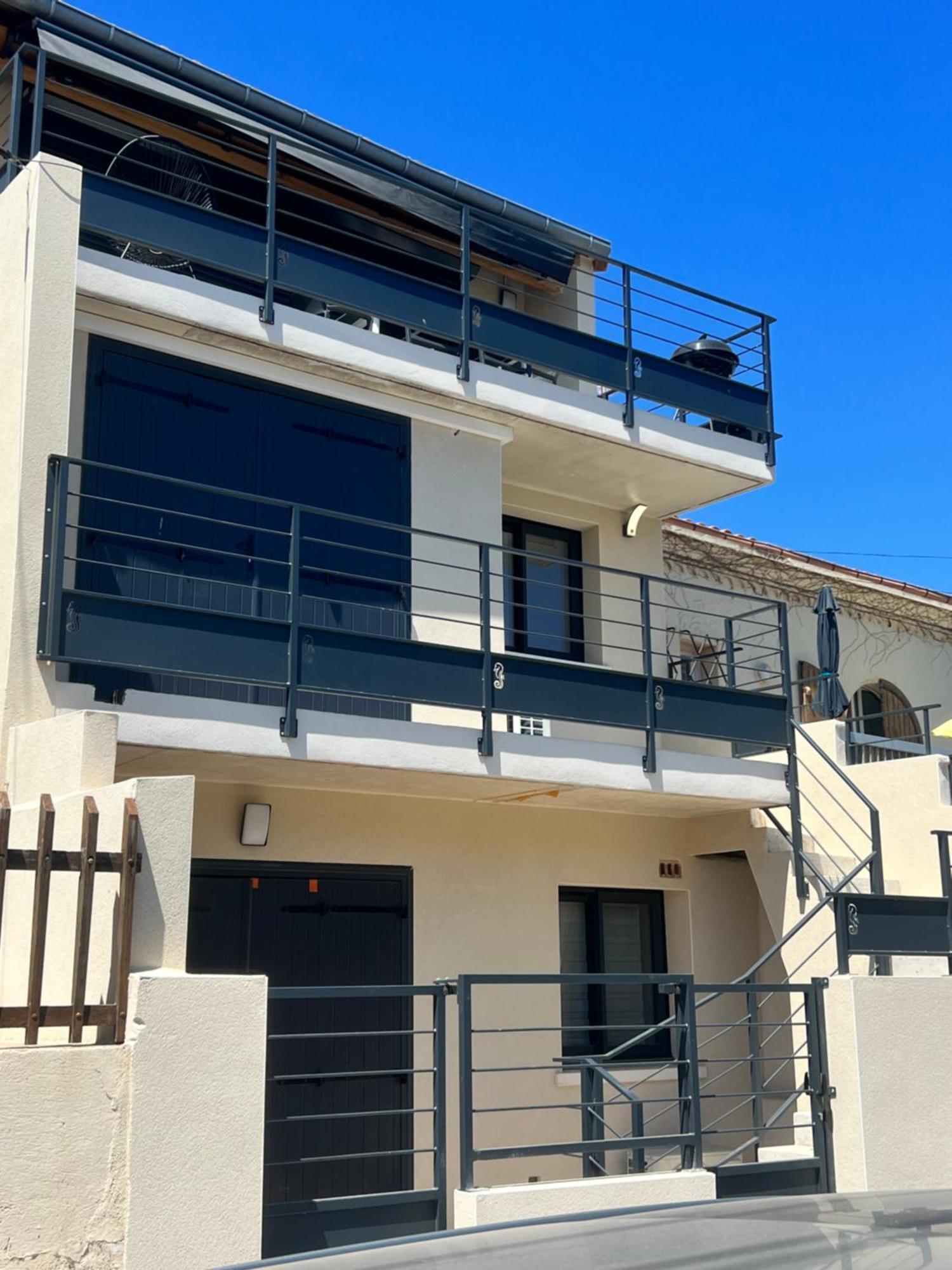 Oustal Caval Marin A Apartman Valras-Plage Kültér fotó