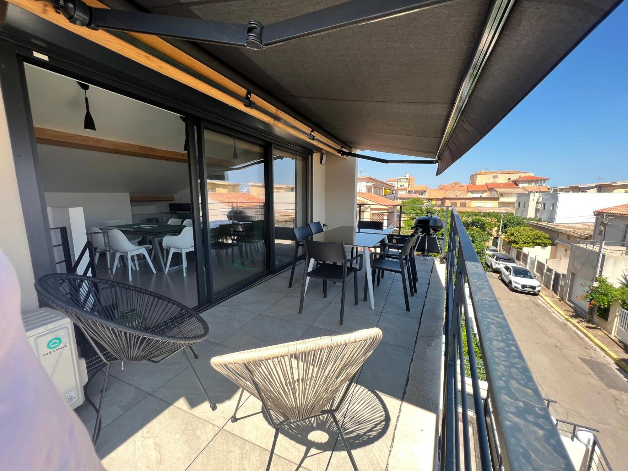 Oustal Caval Marin A Apartman Valras-Plage Kültér fotó